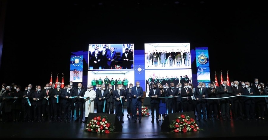REKTÖRÜMÜZ, 1. SU ŞURASI LANSMANI VE 363 TESİSİN TOPLU AÇILIŞ TÖRENİNE KATILDI