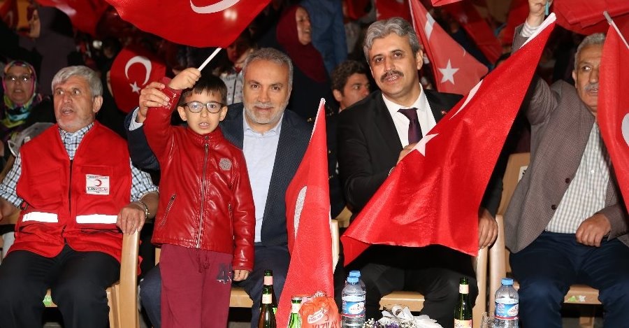 REKTÖRÜMÜZ KARADAĞ 15 TEMMUZ DEMOKRASİ VE MİLLİ BİRLİK GÜNÜ ANMA ETKİNLİKLERİNE KATILDI