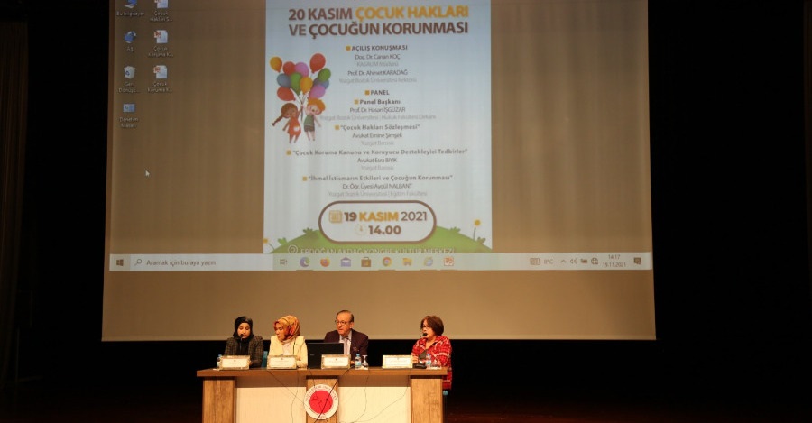 ÜNİVERSİTEMİZDE “ÇOCUK HAKLARI VE ÇOCUĞUN KORUNMASI” PANELİ