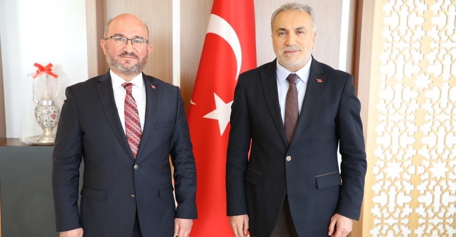 KOP BAŞKANI MAHMUT SAMİ ŞAHİN ÜNİVERSİTEMİZİ ZİYARET ETTİ