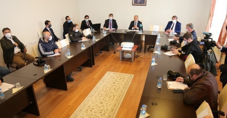 OUR RECTOR PROF. DR. AHMET KARADAĞ HOLDS A PRESS CONFERENCE ON BOYSIS MOBILE APPLICATION, YOBUTV AND STUDIES ON HEMP