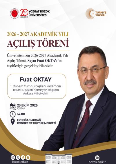 2026 - 2027 Akademik Yılı Açılış Töreni