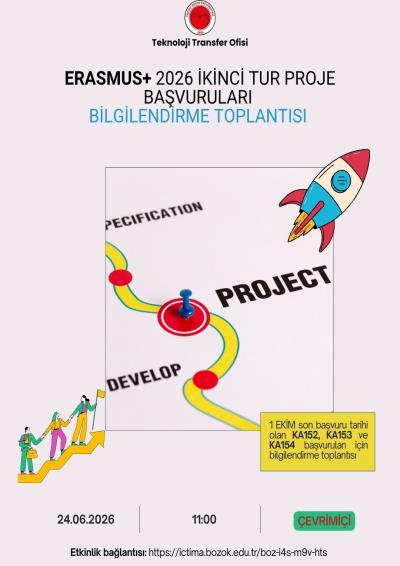 ERASMUS+ 2026 İkinci Tur Proje Başvuruları Bilgilendirme Toplantısı