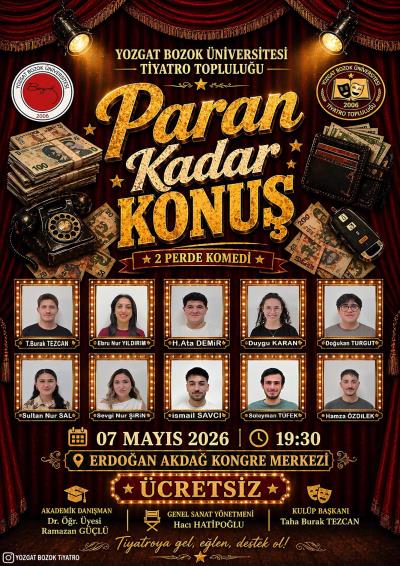 Tiyatro: Paran Kadar Konuş