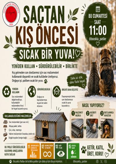 Sactan Kış Öncesi Sıcak Bir Yuva!