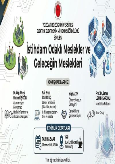 İstihdam Odaklı Meslekler ve Geleceğin Meslekleri