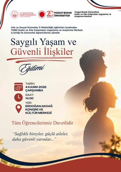 Saygılı Yaşam ve Güvenli İlişkiler Eğitimi
