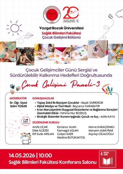 Çocuk Gelişimciler Günü Sergisi ve Sürdürülebilir Kalkınma Hedefleri Doğrultusunda Çocuk Gelişimi Paneli - 3