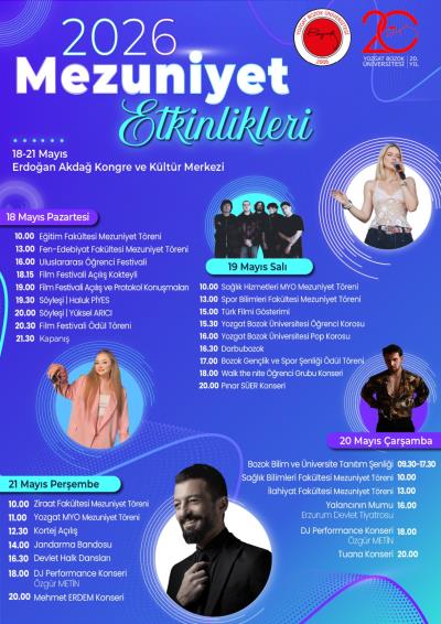 2026 Mezuniyet Etkinlikleri