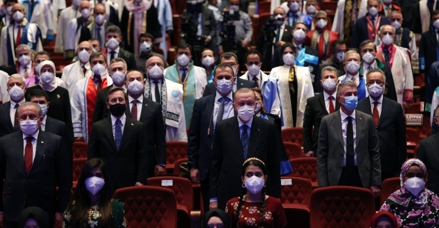 REKTÖRÜMÜZ “2021-2022 YÜKSEKÖĞRETİM AKADEMİK YIL AÇILIŞ TÖRENİ”NE KATILDI