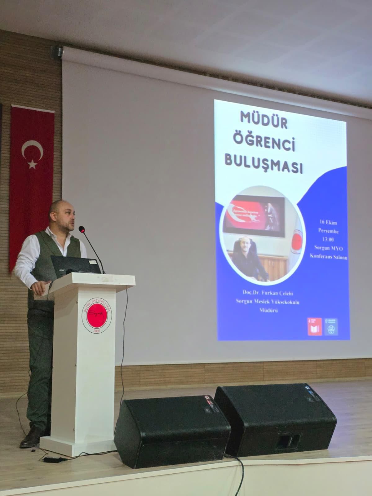 Müdür Öğrenci Buluşması Görseli