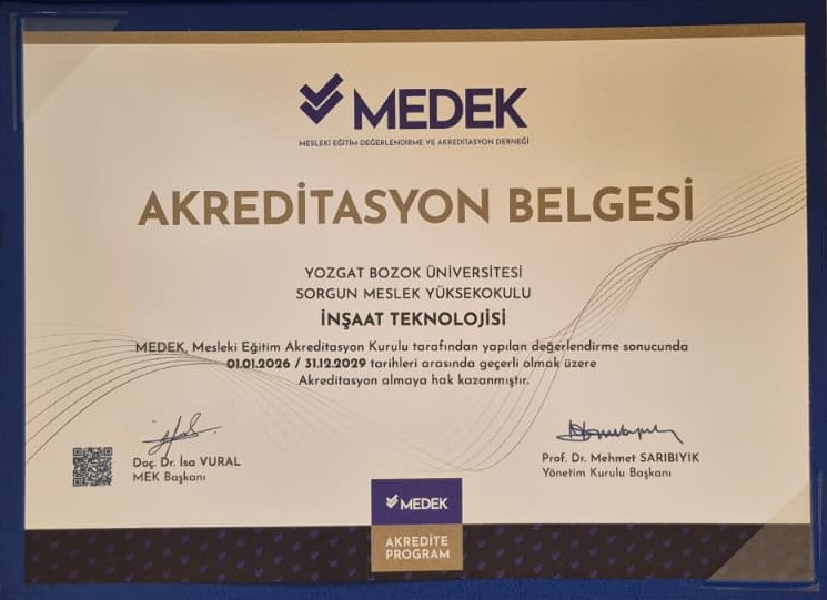 MEDEK Akreditasyon Belgesi Takdim Töreni